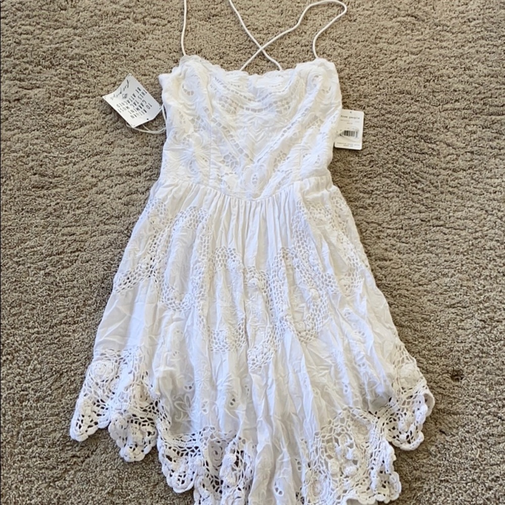 free people white dress (OB765615) - Picture 2 of 4